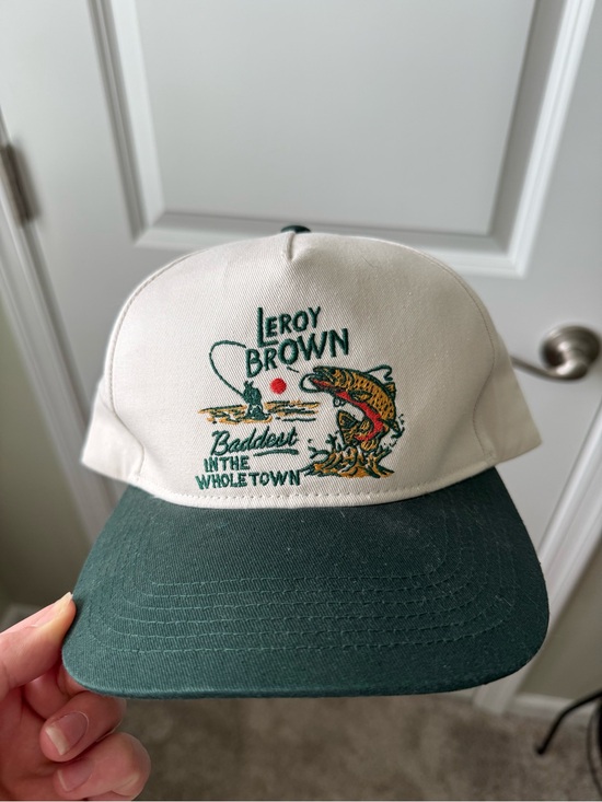 Sendero Provisions Co. Other - Leroy Brown Two-Tone Fishing Cap - Cream & Dark Green